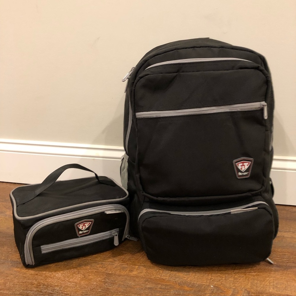Fitmark backpack with lunchbox compartment